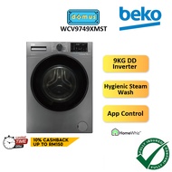 Beko Front Load Washing Machine Inverter 9KG Direct Drive Washer Mesin Basuh 洗衣机 洗衣機 WCV9749XMST Replace WTV9745X0MA