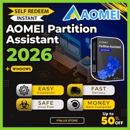 [SELF REDEEM] AOMEI Partition Assistant Technician v10.10 Latest 2026 Lifetime For Windows