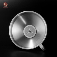 abongsea Stainless Steel Funnel Kitchen Oil Liquid Funnel Metal Funnel With Detachable Filter Wide M