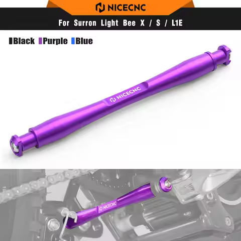 NICECNC For Surron Light Bee X S L1E 2024 2025 Electric Dirt Bike Aluminum Foot Pegs Support Brace F