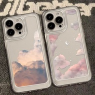 For Case Infinix Smart 8 7 9 10 Hot 50 Note 40 30 40i 50i 30i Pro 5G Transparent Cloud TPU Soft Case