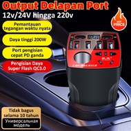 READY Car Inverter Car Power Inverter 200W 12V 24V Inverter 12v To 220v