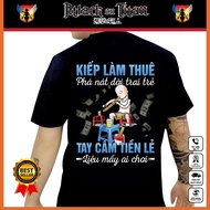 T-shirt 7 eternally memorables, quitrations, periodic table and 12 tenses - Life for rent - I Just C