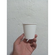 1 Box [1,000 pieces] 6.5oz Paper Cup PLAIN White Disposable Paper Cups Cold Hot Drinks