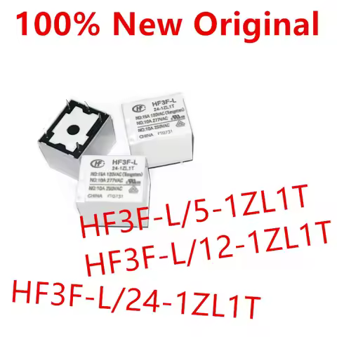 10piece HF3F-L/5-1ZL1T 、HF3F-L/12-1ZL1T 、HF3F-L/24-1ZL1T DIP-5 New magnetic holding relay HF3F-L-5-1
