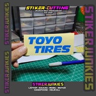 TOYO TIRES STICKER CUTTING