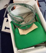 🎠✨Hermès Lindy Mini 竹子綠 1K Bamnboo✨🎠