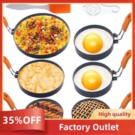 6 Pack Large Egg Rings Non-Stick Egg Rings for Frying Egg, for Egg Muffin Shaper with Oil Brush Fact