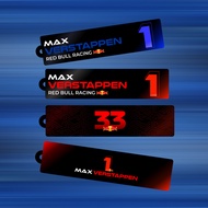 GANTUNGAN Slipstream - F1 Keychain Driver Max Verstappen Keychain Acrylic Acrylic Keychain