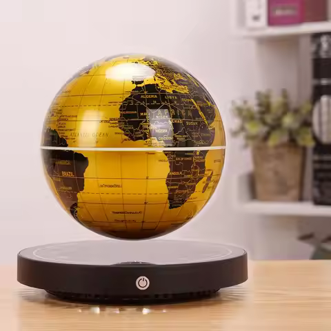 Levitating Lamp Magnetic Levitation Globe LED Earth Floating Rotating Globe Bedside Novelty Christma