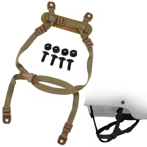Tactical Helmet Retention System H-Nape Chin Strap For MICH /ACH AF PASGT/M88 Helmet Accessories