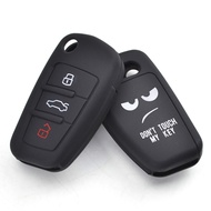 Silicone Key Fob Case Cover Remote Fob For Audi A1 S1 A3 S3 A4 A6 RS6 TT Q3 Q7