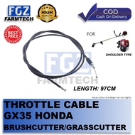[97 CM] THROTTLE CABLE GX35 0.97M KGX35 HONDA 4 STROKE GRASS CUTTER BRUSH CUTTER SHOULDER TYPE SHORT