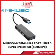 MIKUSO MKS014 HUB 4 PORT USB 3.0 SUPER SPEED  HUB (480MBPS)