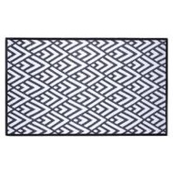 เสื่ออเนกประสงค์ PDM BRAND KAIKU 180x270 ซม. สีขาว-ดำ (1155091)