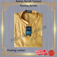 Koko Ammu Adult Shirt With Lemon Yellow Yamani Collar!