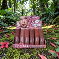 [ Borong Wholesale Rm1.50/pcs ] Huda Bear Long Lasting Waterproof Pigmented Makeup Nude Matte Lip Gl