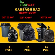 1 KG±/ 2KG± 10 PCS±/12 PCS± (30" x 40"/32" x 40"/35" x 40") Plastic Garbage Bag HDPE Rubbish Bag Pla