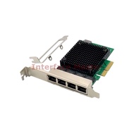Lan Card Realtek 8125 Quad 4 port 2.5gbps gigabit pcie x4 pci express rtl8125 2.5G