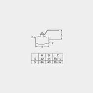 Bagus San-Ei Stop Kran Ball Valve 1/2" Brass Vn 650F Best Seller!!