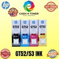 GENUINE HP GT53/GT52/GT-53/GT-52/GT 53/GT 52 BLACK CYAN MAGENTA YELLOW INK BOTTLE READY STOCK