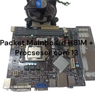 H81H3-MV Mainboard package core i3 cooling fan