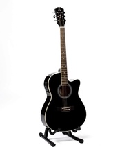 Slick 39G 39’ Inches Acoustic - Electric Guitar with Built-in Tuner (QAG 39)
