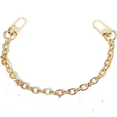 Fashion Decoration 8mm Chains Short 25cm, 30cm Gold Chains To Put Charms on, Short Gold Bag Chain fo