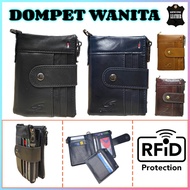 DOMPET PENDEK WANITA KULIT LEMBU ASLI GENIUNE COW LEATHER SHORT WALLET WOMEN MEN