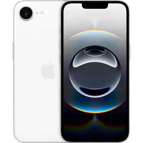 Apple iPhone 16e A3212 Unlocked Cell‑Phone,128GB Black/White,Grade 1‑4 Refurbished Genuine Device Go