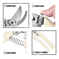 [Ready Stock] Gunting Pokok Bunga Tajam Ringan Kekal Gardening Tool Pruning Shears Scissors Cutting 