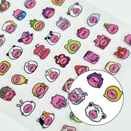 56 Instagram Beavers loopy head cover cute stickers Niche laptop case water bottle sticker