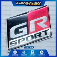 Emblem Timbul GR SPORT / emblem bagasi GR SPORT / Emblem stir GR SPORT / Emblem Toyota gazoo racing