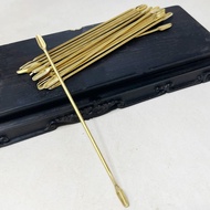 鼻壶小黄铜勺铲子喂鸟喂蛐蛐
喂朱砂微量剂打拓勺配件diy6.4 Nose-pot, small brass spoon, shovel for feeding birds and crickets 
