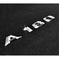 BENZ A180 15 New Style Pointed Font Word Mark Body Word Sticker Rear Box Font Font Height 23mm