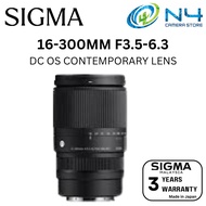 SIGMA 16-300MM F3.5-6.7 DC OS Contemporary Lens for SONY E-mount / Fujifilm X-Mount / Canon RF-Mount