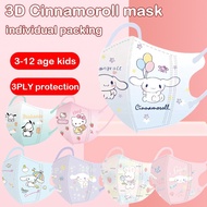 50Pcs Independent packaging Kids Disposable Face Mask / KF94 Kids Color Mask 3D Duckbill Baby Face Mask Kitty Stella