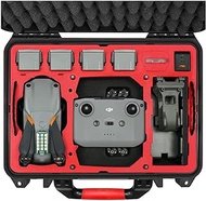 SYMIK P380-MA2DL-V3 Dual Layer Waterproof Hard Carrying Case for DJI Air 2S / Mavic Air 2 Drone/Fly More Combo w/DJI RC/RC Pro/Smart or RC-N1 Standard Controller, Landing Pad, iPad, Accessories