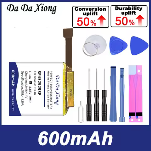 DaDaXiong SP452929SF Battery 600mAh Battery For TicWatch Pro 4G Watch Smartwatch Li-Po Polymer Batte