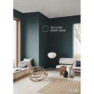 38115 KC DEEP JADE ( 1L ) MCI PAINT BRUSH & ROLLER ECOTOUCH INTERIOR MATT HIGH QUALITY WALL FINISH