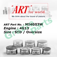 ART Piston Set MI4G03W for Proton Saga Wira 12V 1.3 4G13 (71.0mm)