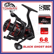 Tomman Black Ghost BGR Mesin Pancing Spinning | TCE Tackles Spinning Fishing Reel