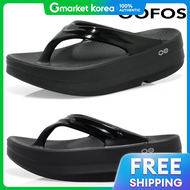 OOFOS | รองเทาแตะยฟอรส ยเมกา สดำ รน 1410-BLACK