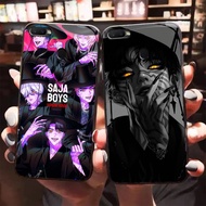 HW-30 ONLY BOYS Glass KACA Casing for OPPO Realme F7 A7 A12 F9 A12S A11K F5 A5S 2 Pro