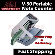 Geomaster V-30 Portable Mini Cash Count Money Currency Counter Counting All Bill EU Plug
