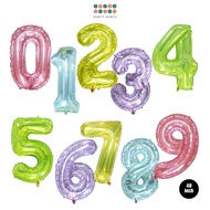 32inch 40 inch Jelly number balloon Big Helium Grade Number Balloon 40inch Balloon Decoration