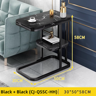 โต๊ะข้างบุกฟา โต๊ะวางของ โต๊ะรับแขก ความกว้าง 50X30cm สูง58cm มีสองชั้น