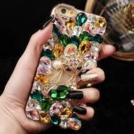 3D Fox Diamond Phone Case Honor 400 200 Pro 5G 400Lite 400 Smart 90 Lite 70 X8 X8a X8b X8c X7 X7a X7