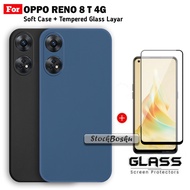 PROMO Soft Case Oppo Reno8 T 4G Matte Sandstone Ultra Thin Free Screen Guard Protector Reno 8 T 8T