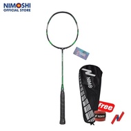 NIMO Raket Badminton NANO LYTE 200 + FREE Tas &amp; Grip Wave Pattern